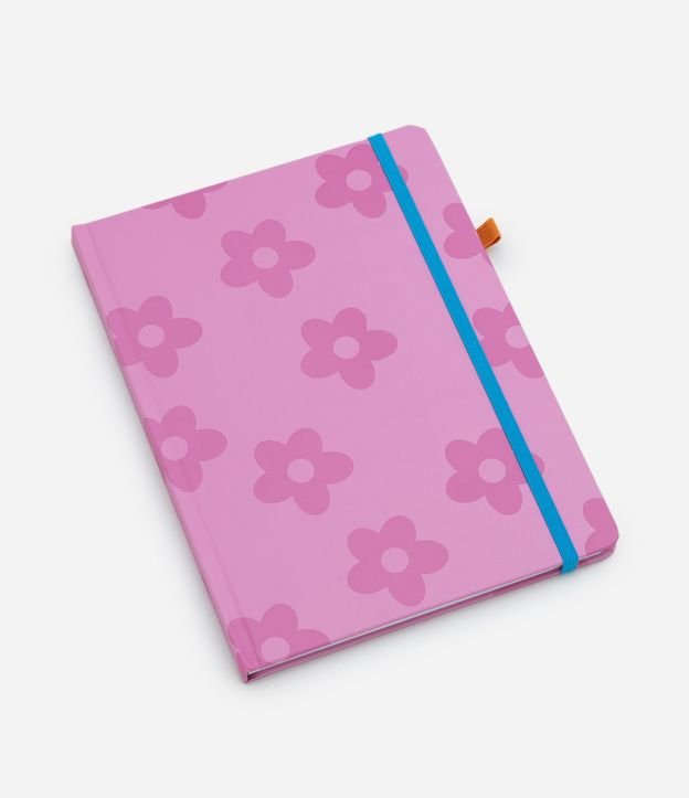 Planner con Estampa Floral e Interior Ilustrado 110 Hojas