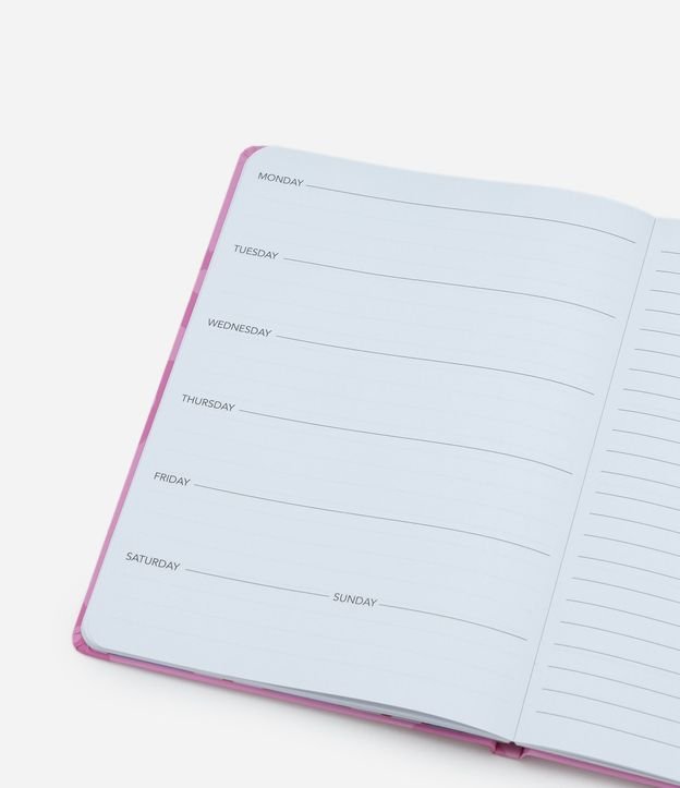 Planner con Estampa Floral e Interior Ilustrado 110 Hojas 3