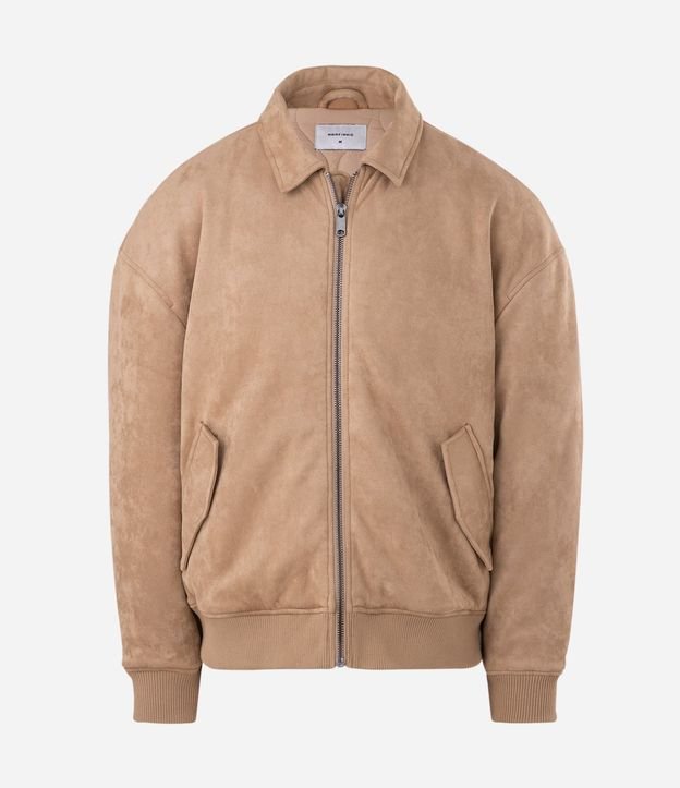Campera Bomber en Gamuza Pesado 5