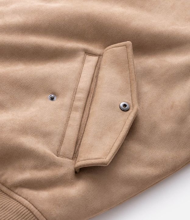 Campera Bomber en Gamuza Pesado 8