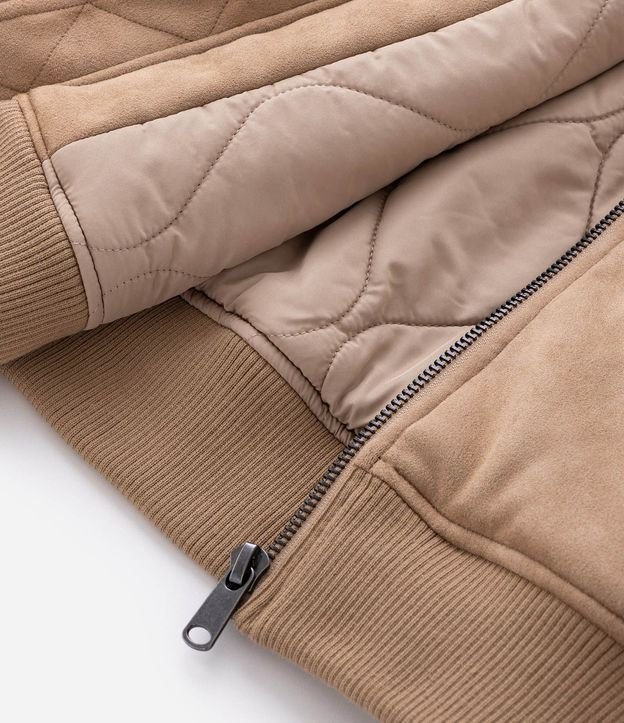 Campera Bomber en Gamuza Pesado 11
