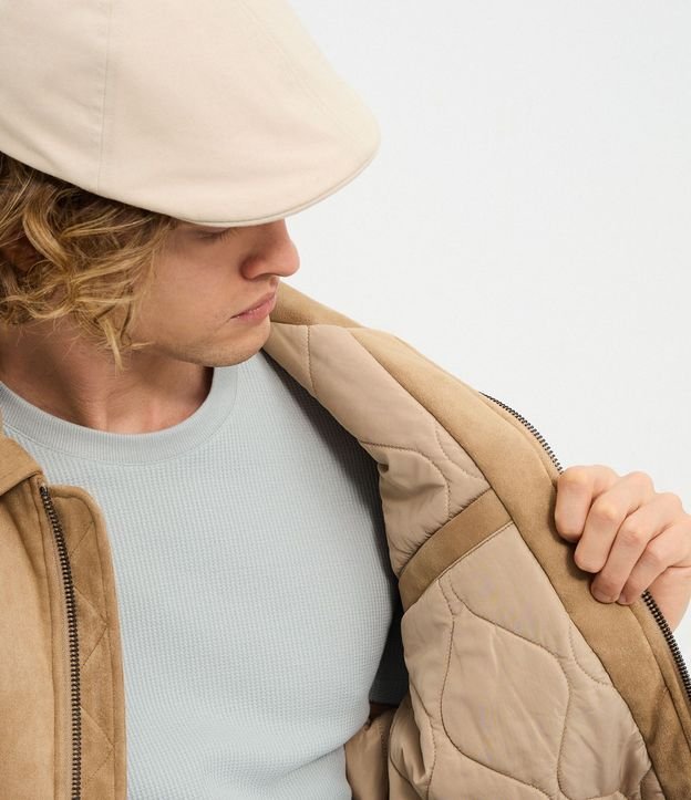 Campera Bomber en Gamuza Pesado 3