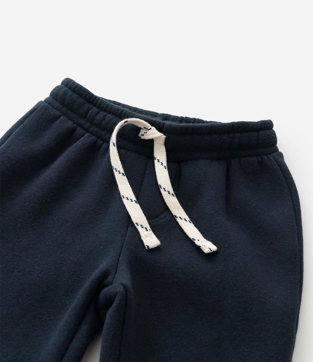Conjunto Infantil en Algodón con Rayas y Felpa Interna – Talle 1 a 6 años 8
