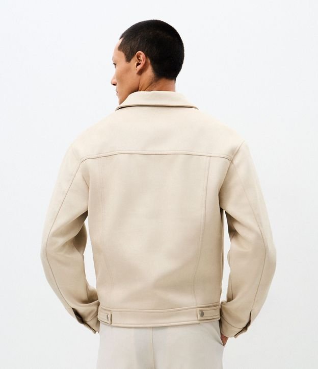 Campera Masculina Harrington en Gamuza 5