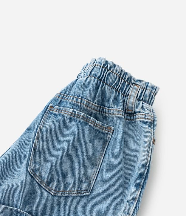 Short Infantil Clochard en Jeans con Estampado de Moñitas – Talle 5 a 14 años 4