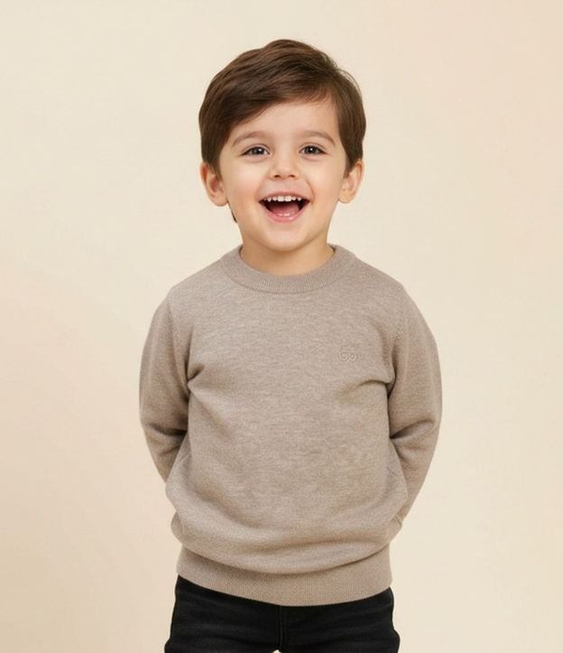 Buzo Infantil en Punto con Lettering – Talle 1 a 6 años 1