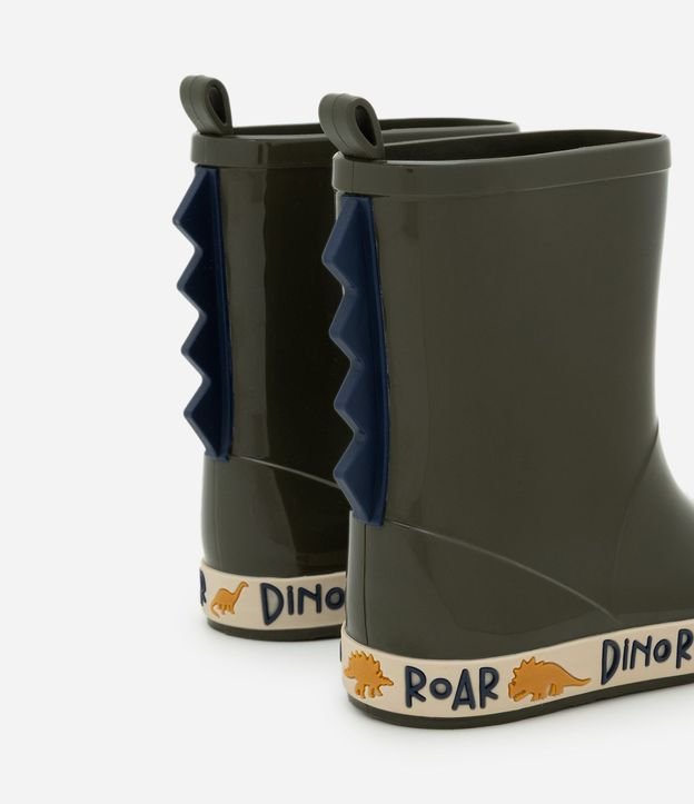Bota de Lluvia Infantil con Detalle de Dinosaurio – Talle 21 a 28 2