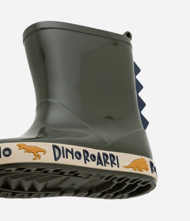 Bota de Lluvia Infantil con Detalle de Dinosaurio – Talle 21 a 28 3