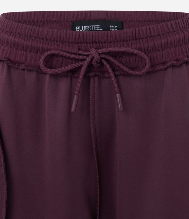 Pantalón Recto en Modal con Lazo 3
