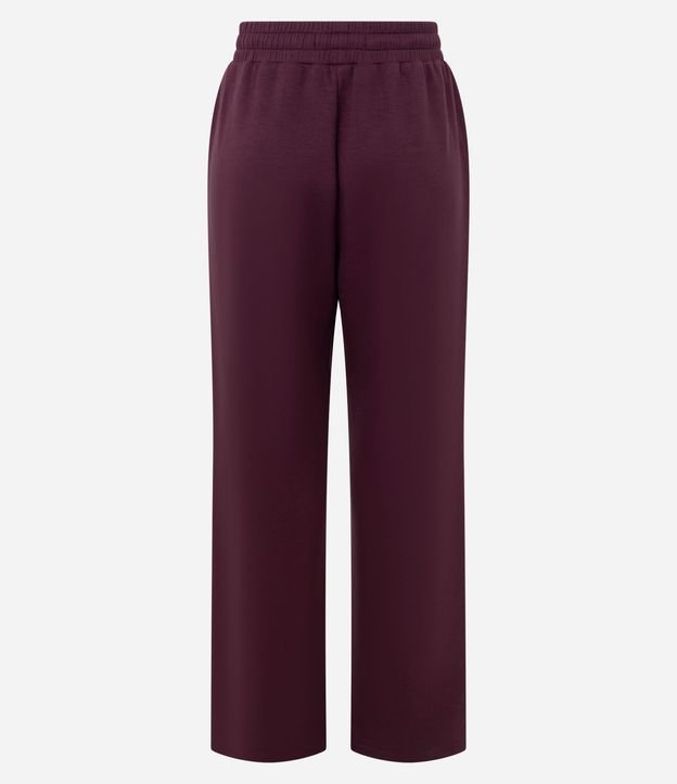 Pantalón Recto en Modal con Lazo 4