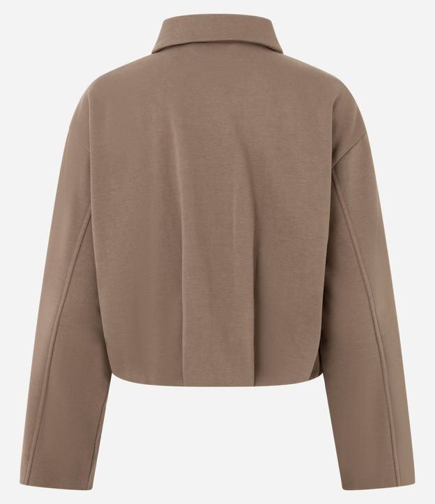 Campera Baloné Corta en Algodón con Felpa 6