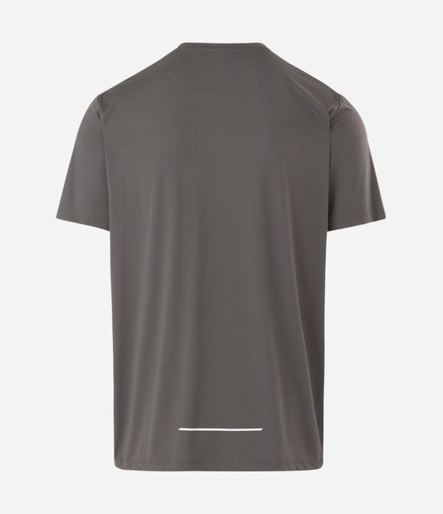 Remera Regular en Poliamida con Tecnologia Dry y Estampa Lettering Seeking My Highs 6