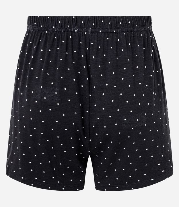 Short de Pijama en Viscosa con Estampa de Lunares 2