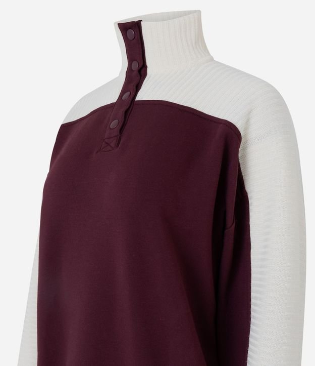 Buzo Deportivo Oversized en Cotton con Recorte Rectilínea 9