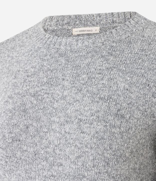 Suéter Regular en Punto con Efecto de Camisa Embutida 6