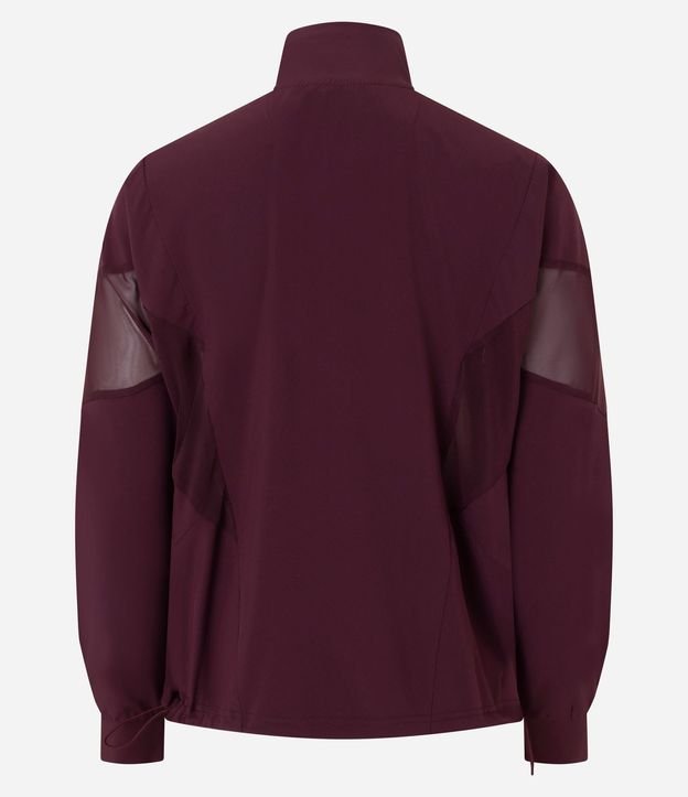 Campera Deportiva Rompe Viento con Recortes en Tule 6