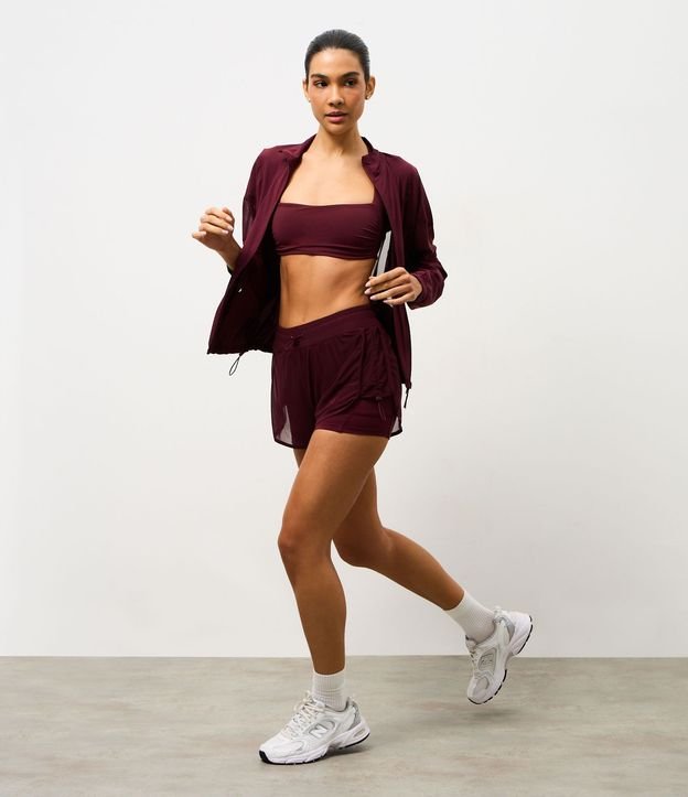 Bermuda Runner con Short Interno en Tule con Tecnología Dry