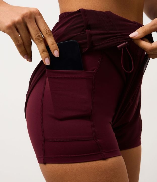 Bermuda Runner con Short Interno en Tule con Tecnología Dry 3