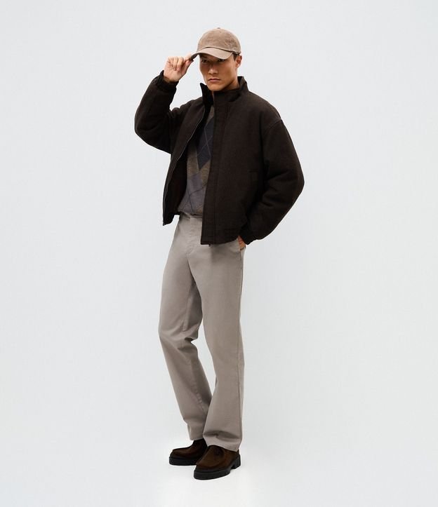 Campera Bomber Puffer Texturizada 2
