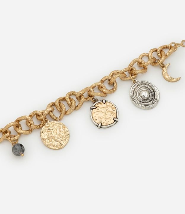 Pulsera Metalizada con Colgantes Charm 1