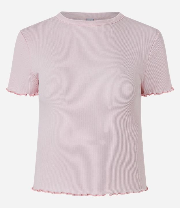 Blusa Manga Corta con Cuello Redondo 5
