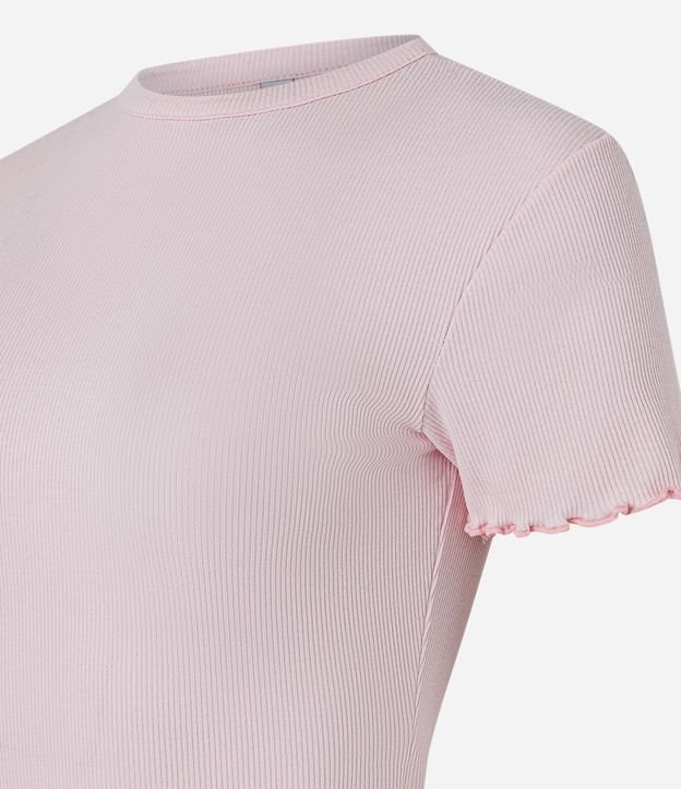 Blusa Manga Corta con Cuello Redondo 6