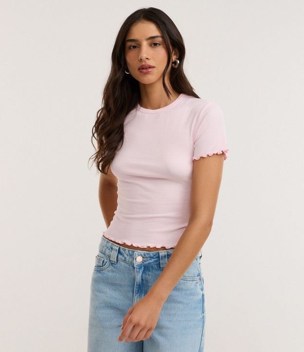 Blusa Manga Corta con Cuello Redondo 1