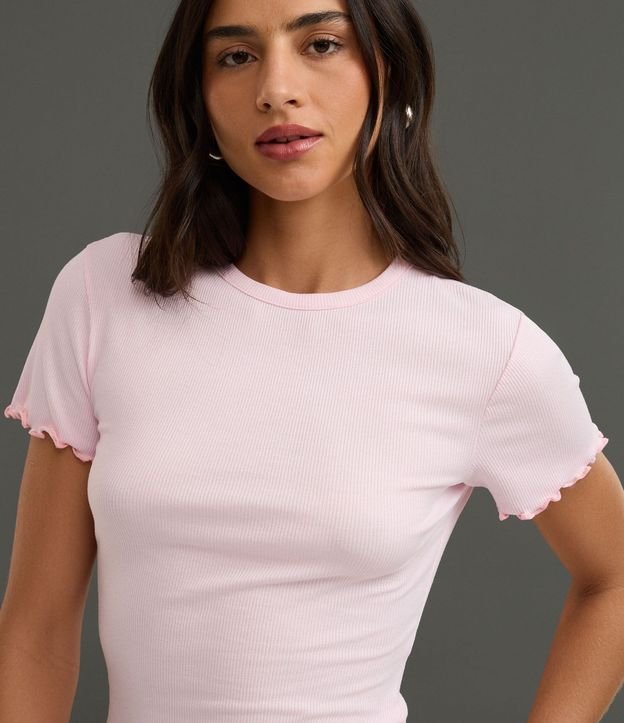 Blusa Manga Corta con Cuello Redondo 3