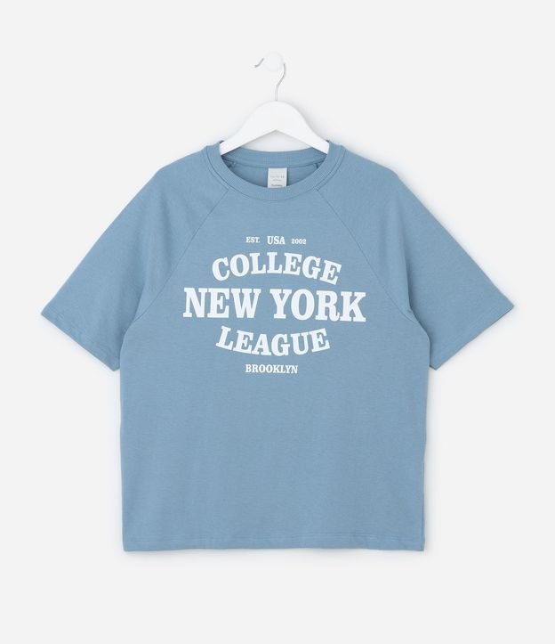 Remera Infantil con Estampado Lettering – Talle 7 a 16 años 2