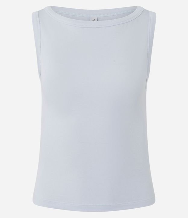 Blusa sin Manga con Escote Canoa 4