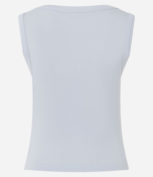 Blusa sin Manga con Escote Canoa 5