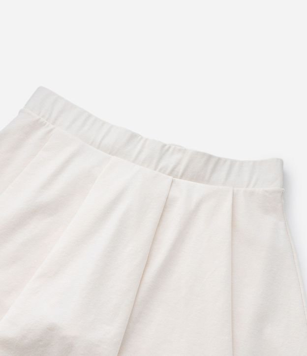 Pollera Infantil en Cotton con Pliegues y Short Interno – Talle 5 a 16 años 5