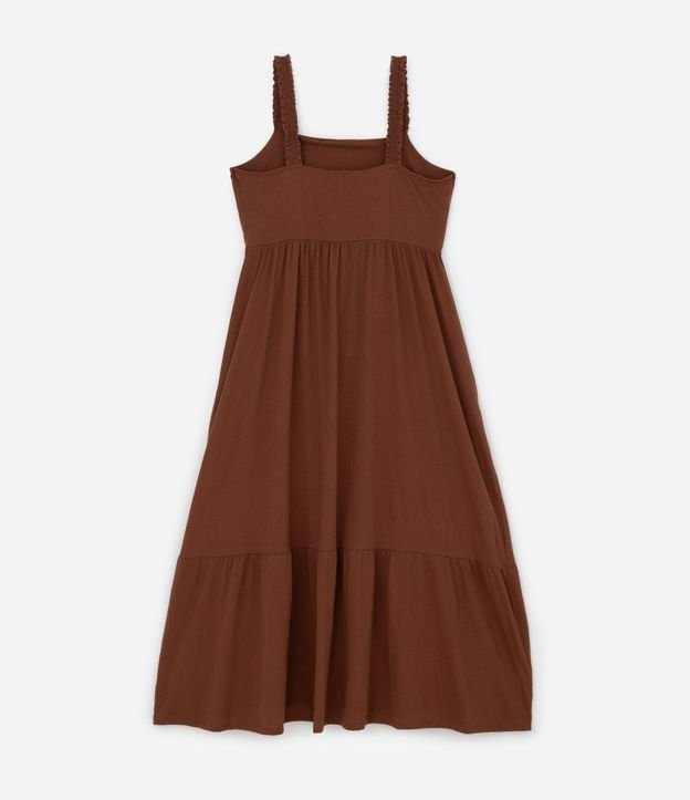 Vestido Midi en Algodón con Volados Curve & Plus Size 7
