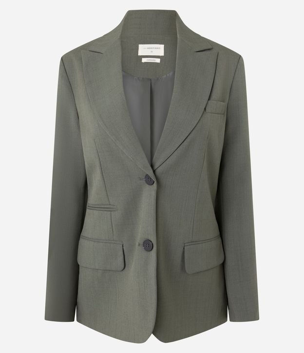 Blazer Oversized Sastre con Bolsillos Delanteros 7