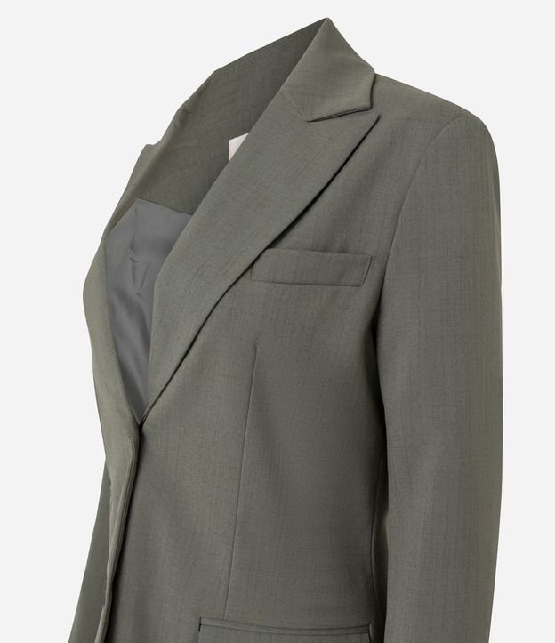 Blazer Oversized Sastre con Bolsillos Delanteros 8