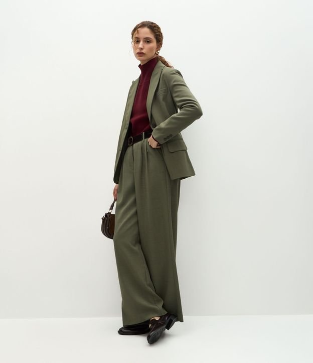 Blazer Oversized Sastre con Bolsillos Delanteros 2