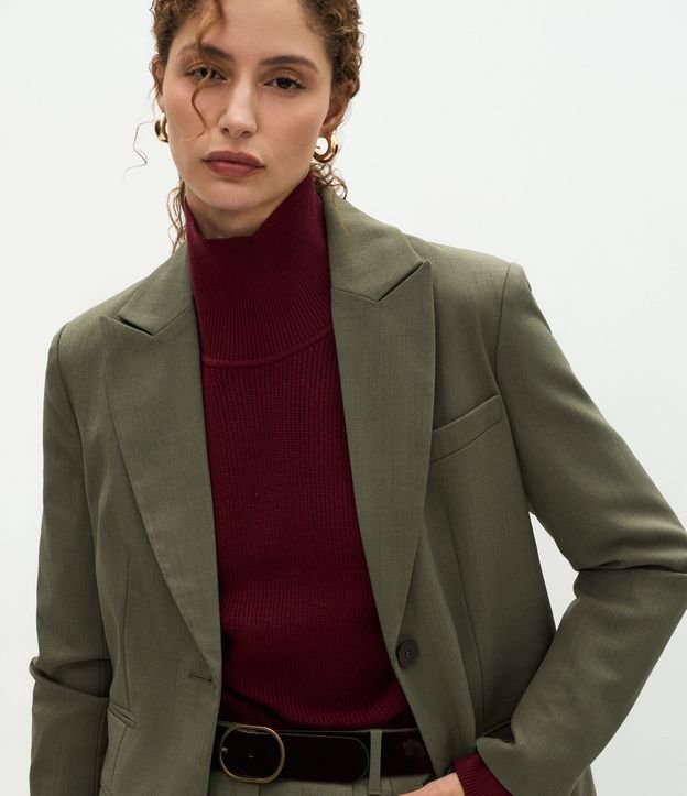 Blazer Oversized Sastre con Bolsillos Delanteros 3