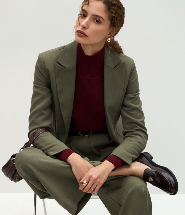 Blazer Oversized Sastre con Bolsillos Delanteros 5