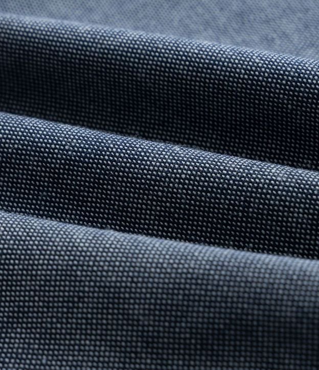 Pantalón Relaxed en Oxford de Algodón con Lazo en la Cintura 7