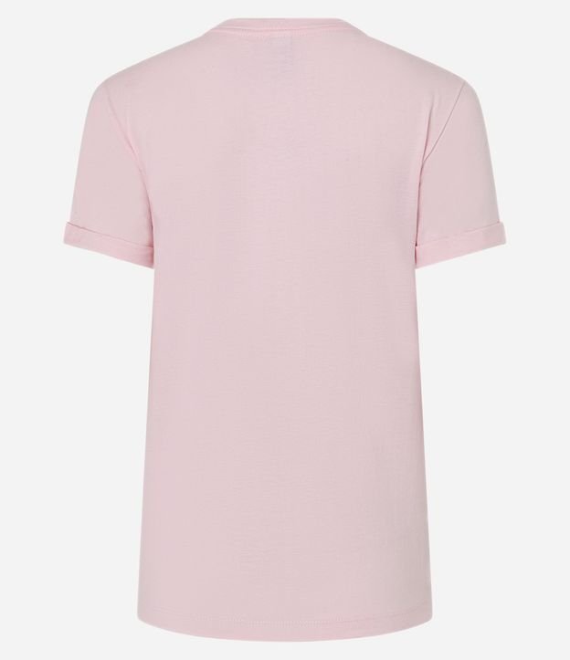 Remera en Media Malla con Manga Corta Doblada 7