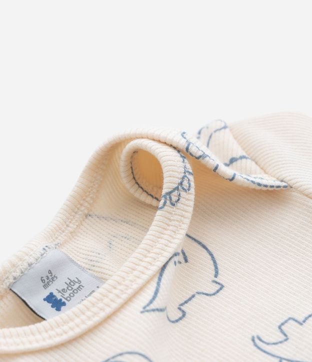 Body Infantil con Estampado de Dinosaurios – Talle RN a 24 Meses 6