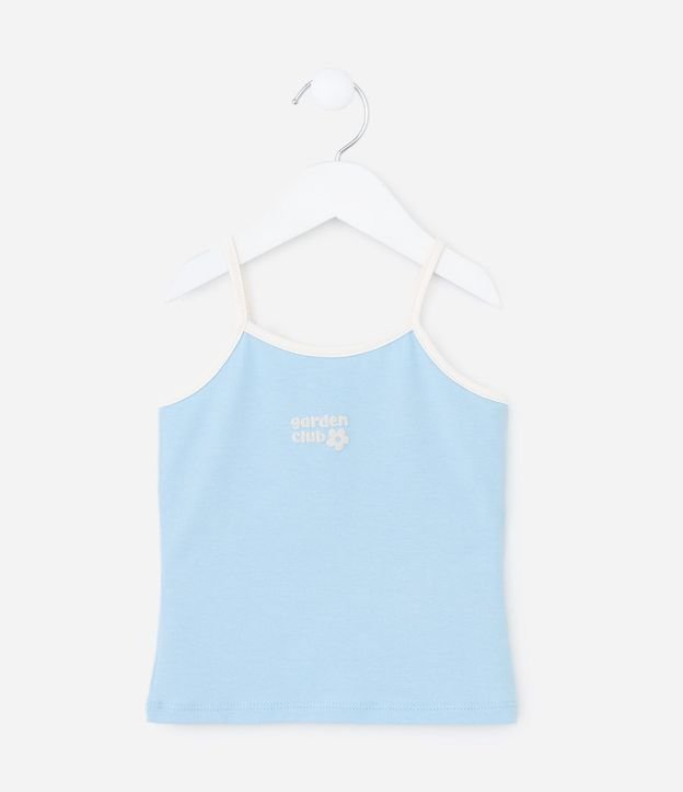 Remera Musculosa Infantil con Lettering Garden Club – Talle 1 a 5/6 años 2