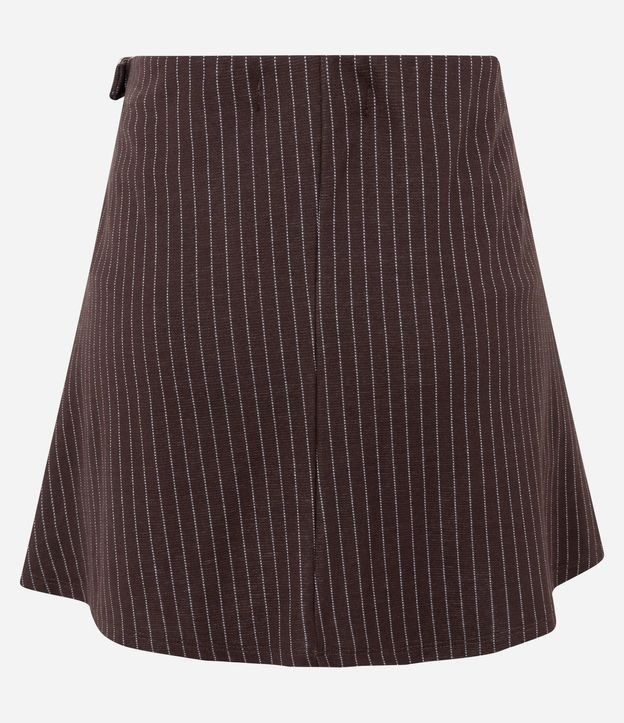 Short Pollera Raya de Tiza con Hebilla Lateral 7