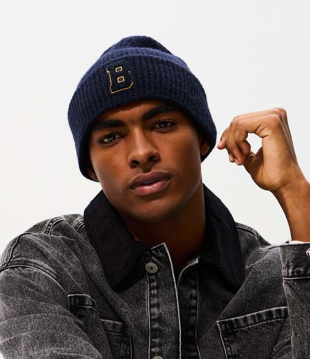 Gorro con Dobra y Lettering B