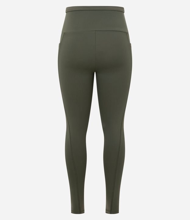 Pantalón Legging Deportivo en Poliamida con Cintura Texturizada 8