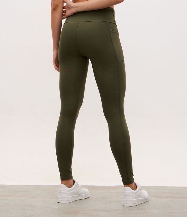 Pantalón Legging Deportivo en Poliamida con Cintura Texturizada 6