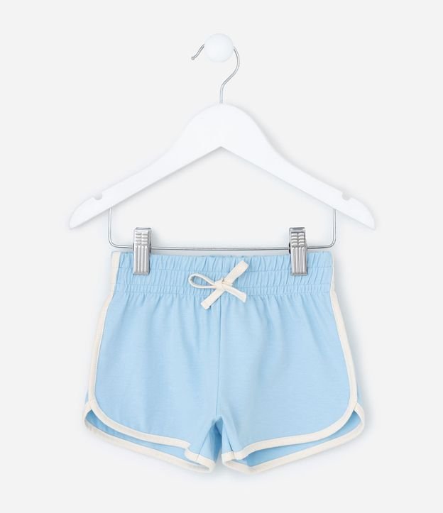 Short Infantil Runner en Algodón con Bies Contrastante – Talle 1 a 6 años 2