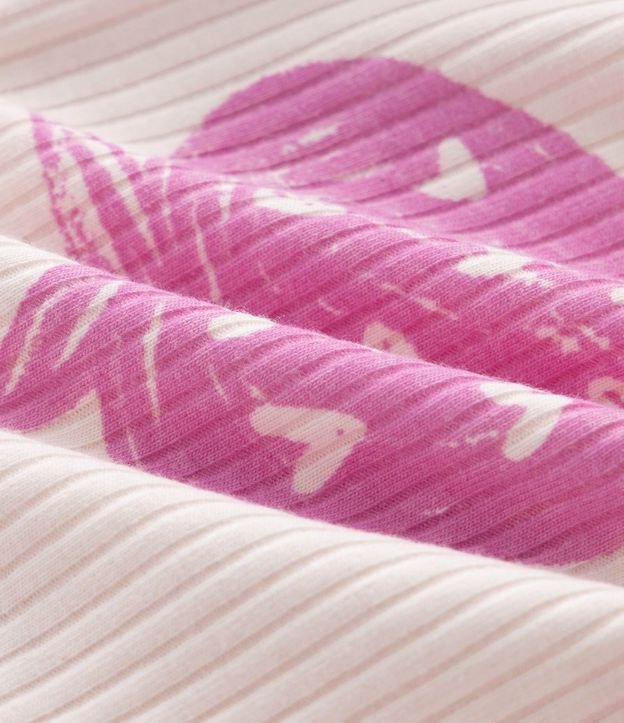 Short Infantil Canelado con Estampado de Frutillas – Talle 1 a 6 años 4