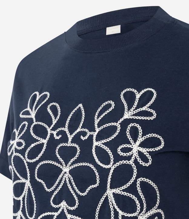 Remera en Algodón con Bordado Delantero 6