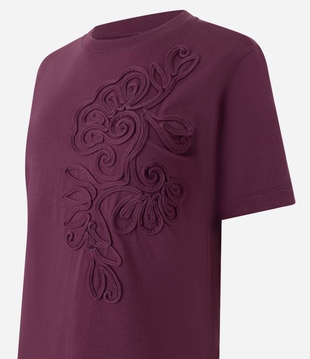 Remera en Algodón con Bordado Floral 6